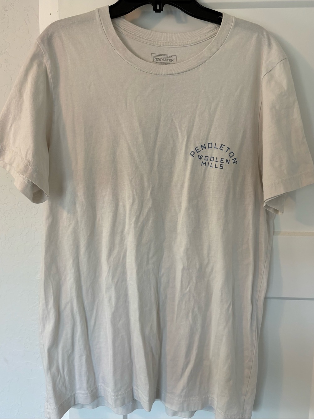 Pendleton Men's Cream Short Sleeve T-Shirt